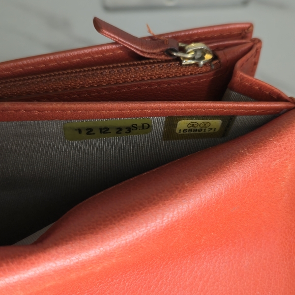 Chanel Camelia Flower Leather Continental Long Wallet - Picture 7 of 11